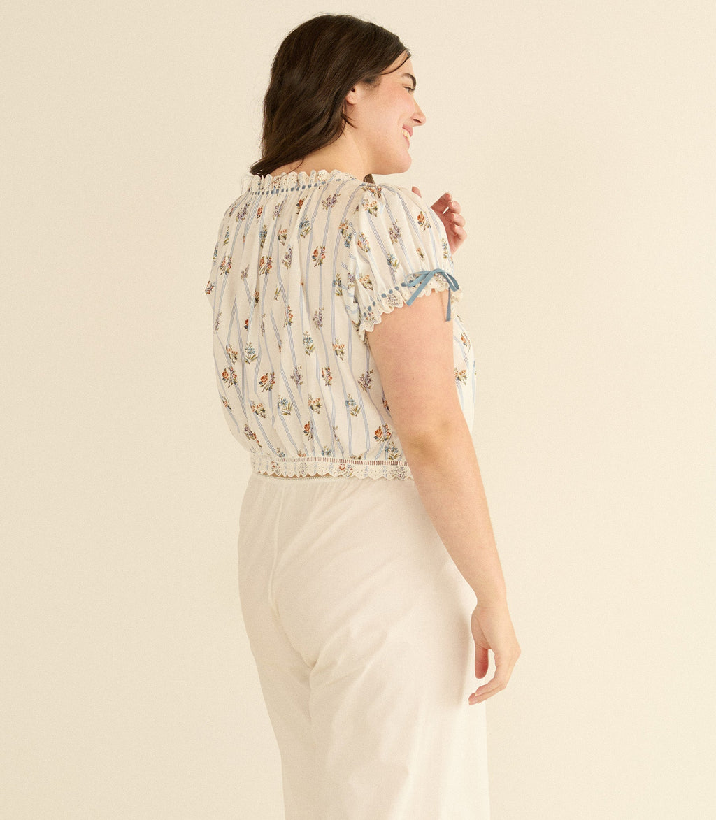 Nera Top -- Fleurs De Bordeaux