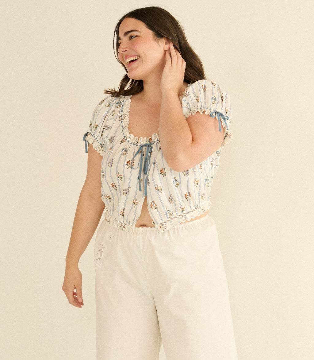 Nera Top -- Fleurs De Bordeaux