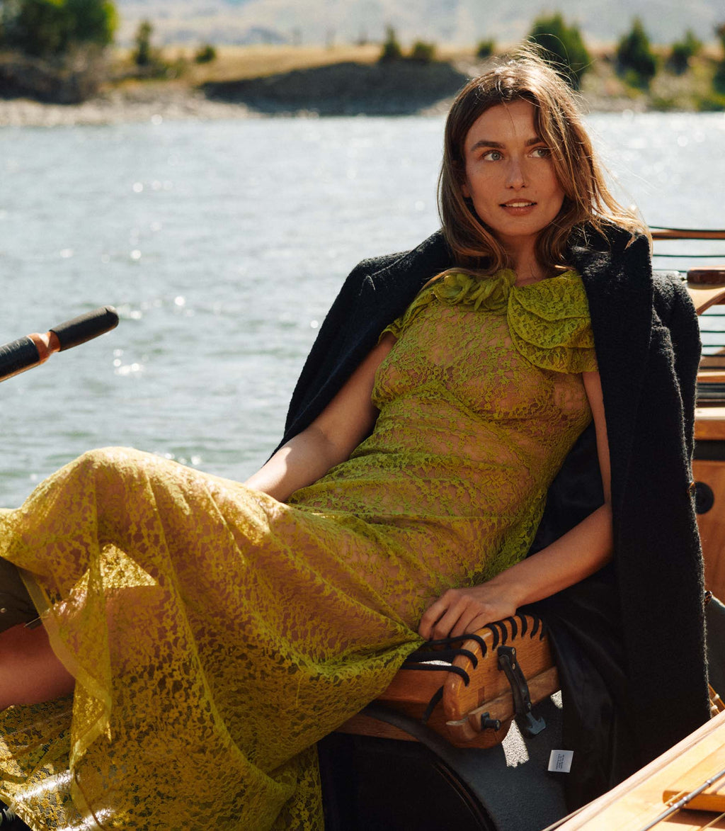 Nevara Dress -- Green Tea