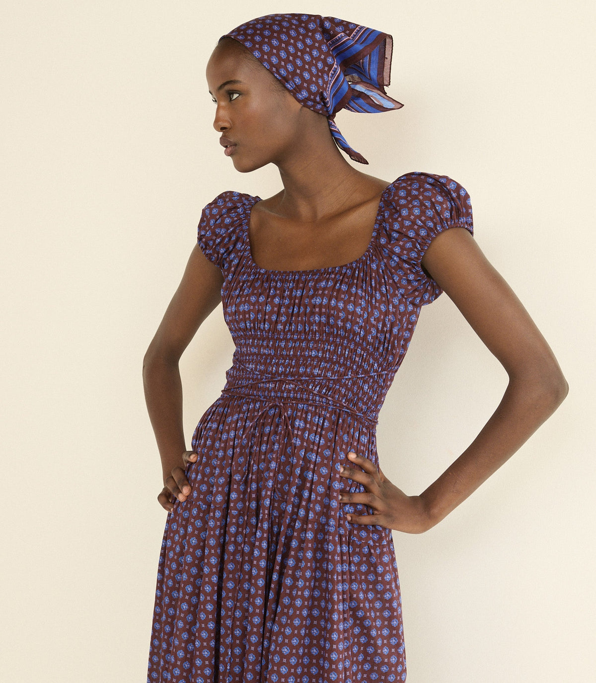 Menorca Foulard Premium Women's Cotton Bandana Scarf