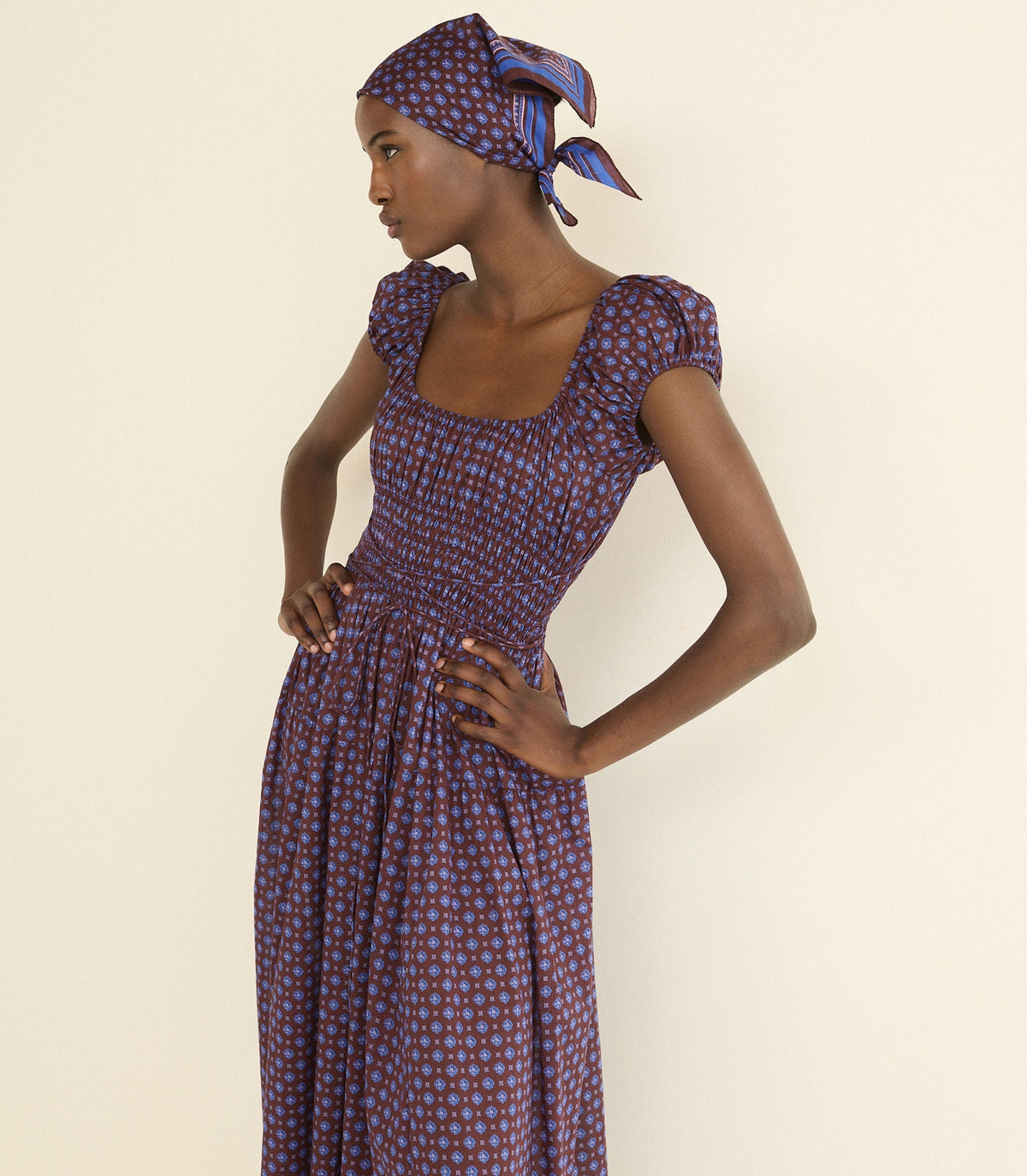 Menorca Foulard Premium Women's Cotton Bandana Scarf