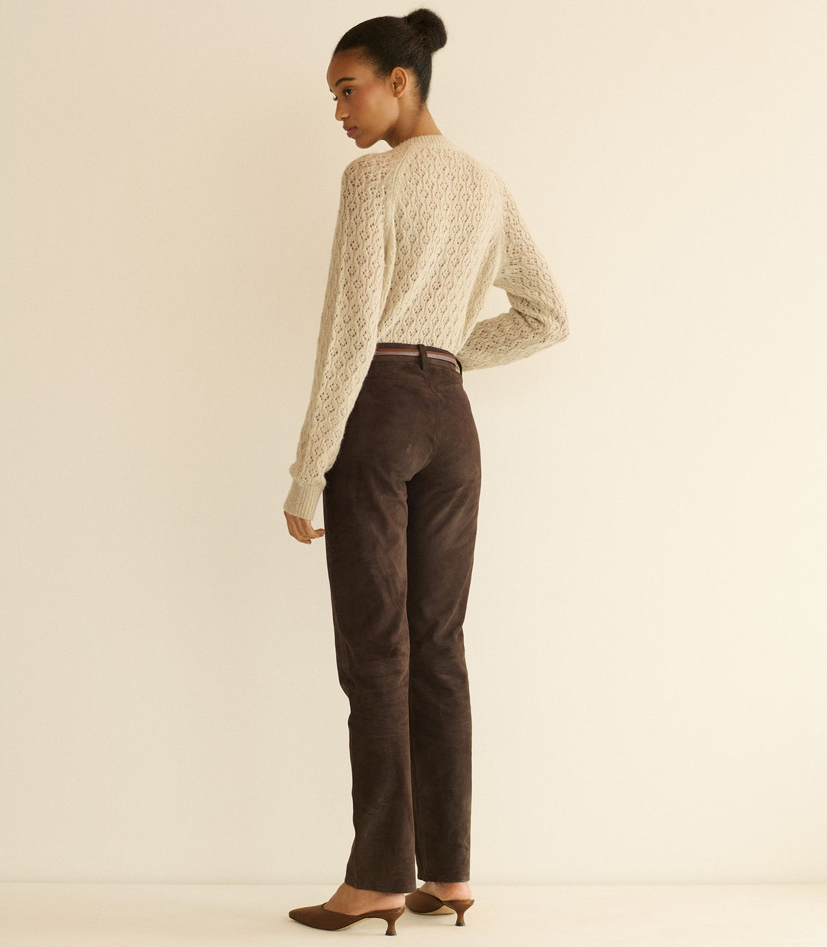 Petra Pointelle Cardigan -- Featherstone