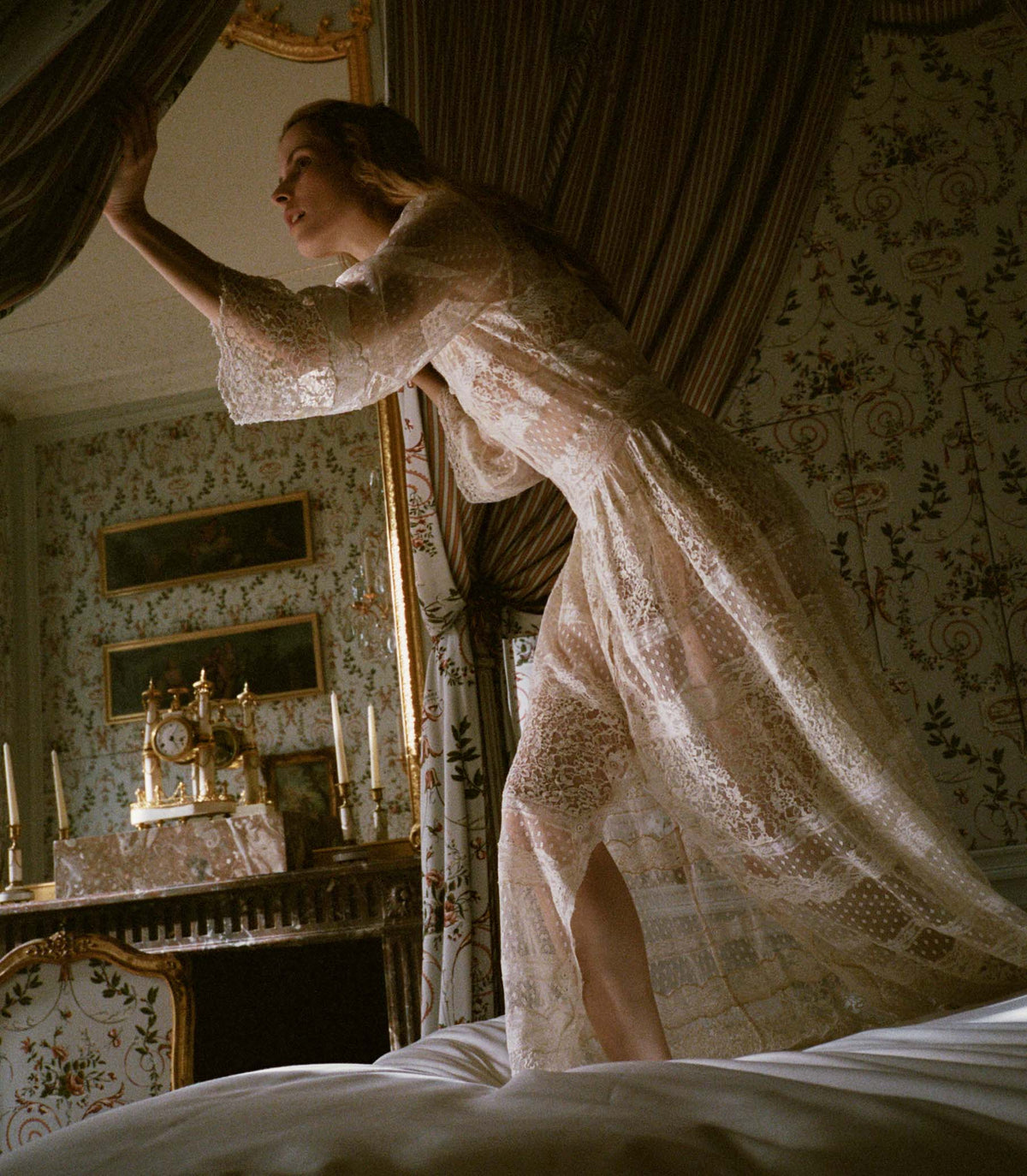 Primrose Anniversary Dress -- Candlelight