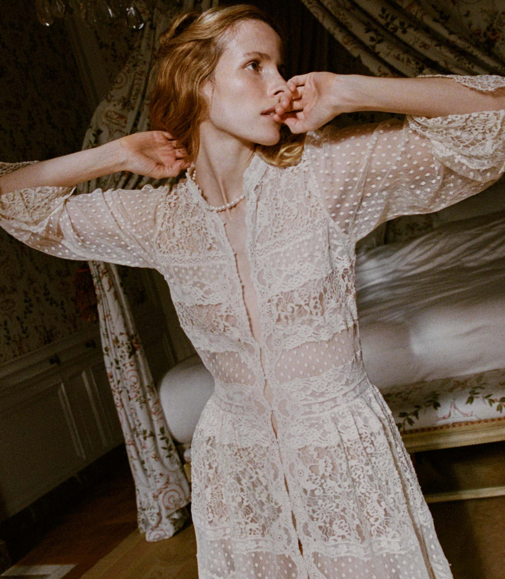 Primrose Anniversary Dress -- Candlelight