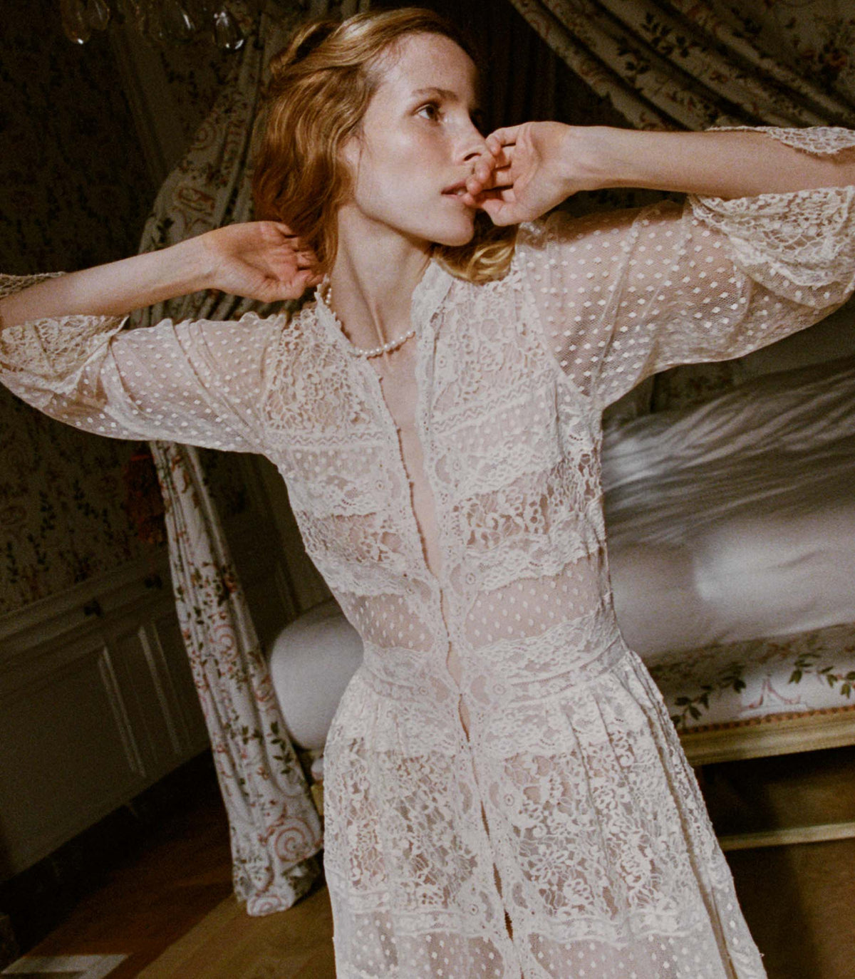 Primrose Anniversary Dress -- Candlelight