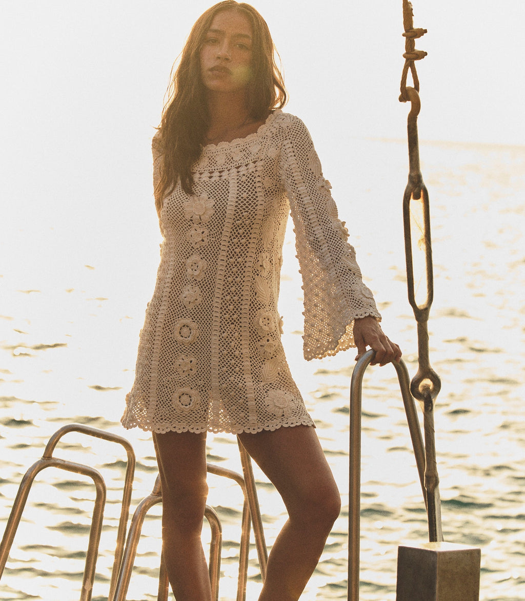 Remiette Dress -- Pearl