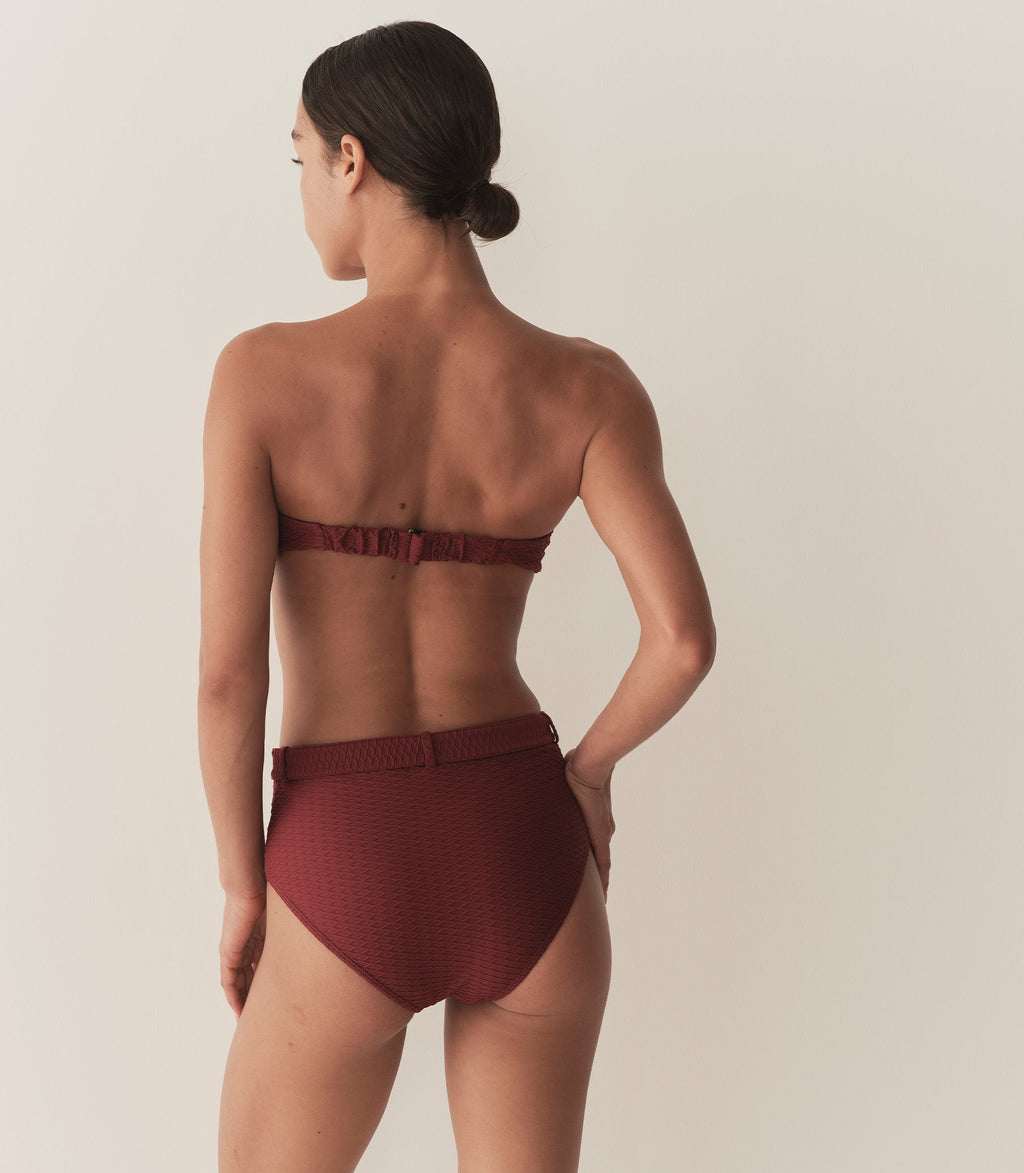Riva Bikini Top -- Deep Sumac