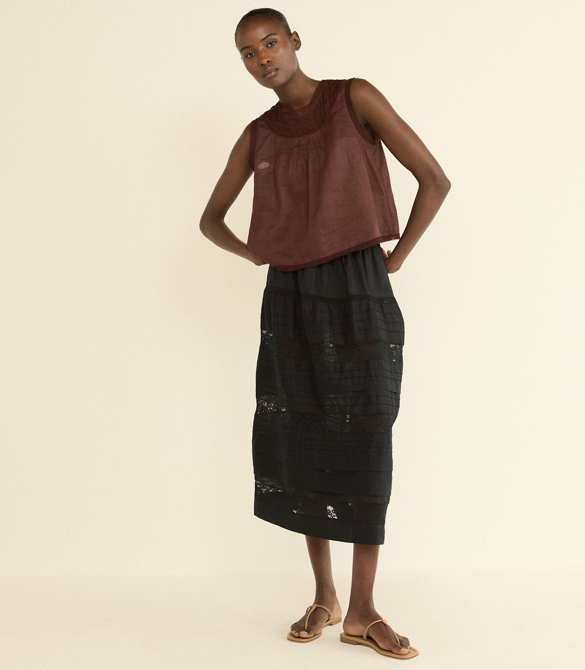 Sidra Skirt -- Black