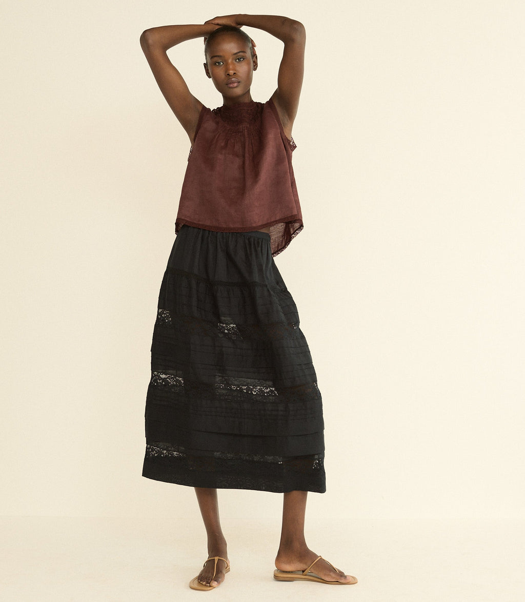 Sidra Skirt -- Black