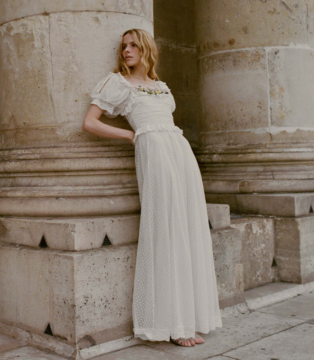 Sol Anniversary Dress -- Salt