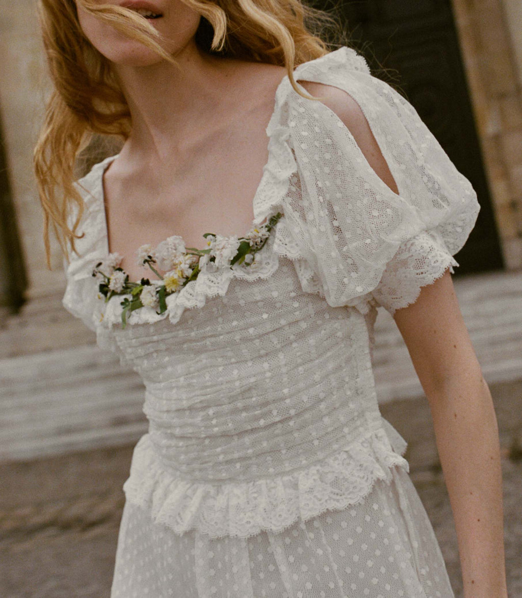 Sol Anniversary Dress -- Salt