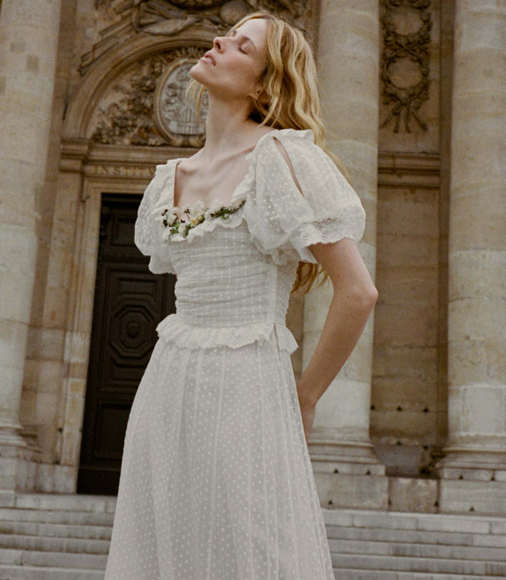 Sol Anniversary Dress -- Salt