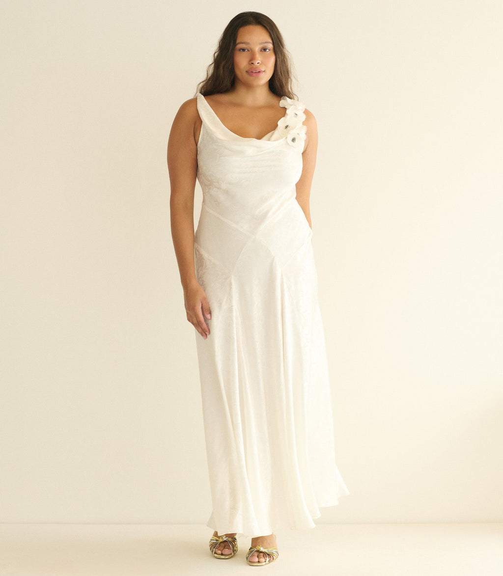 Solena Dress -- Salt