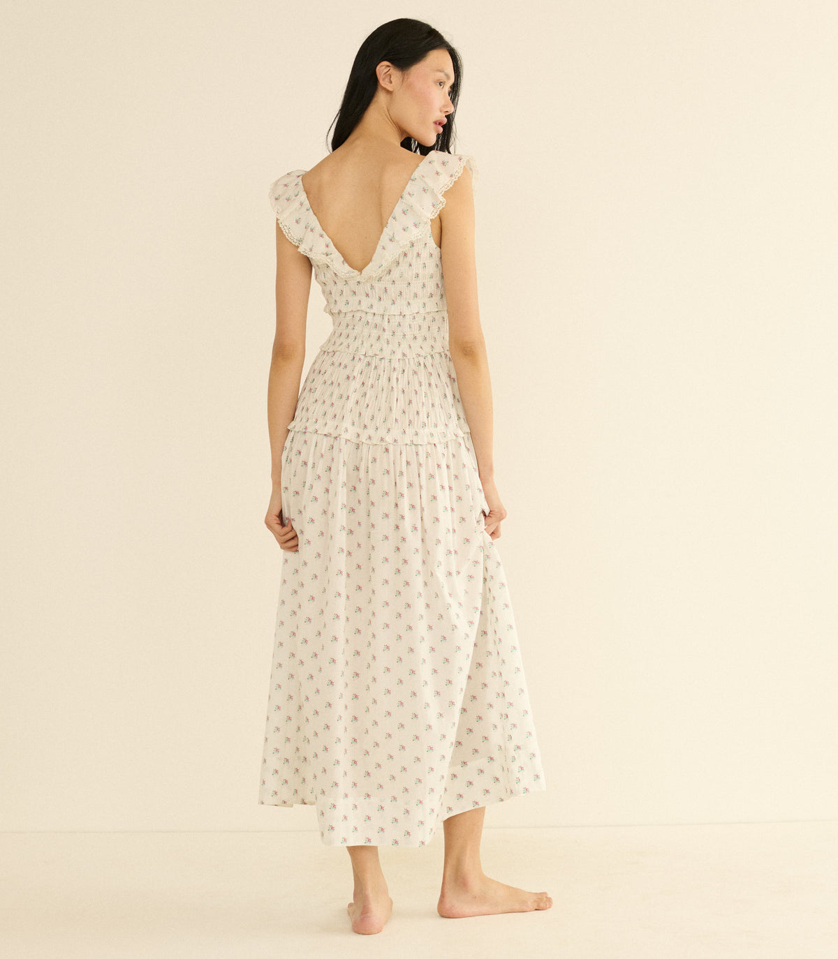 Sorina Dress -- Petit Posy Calico