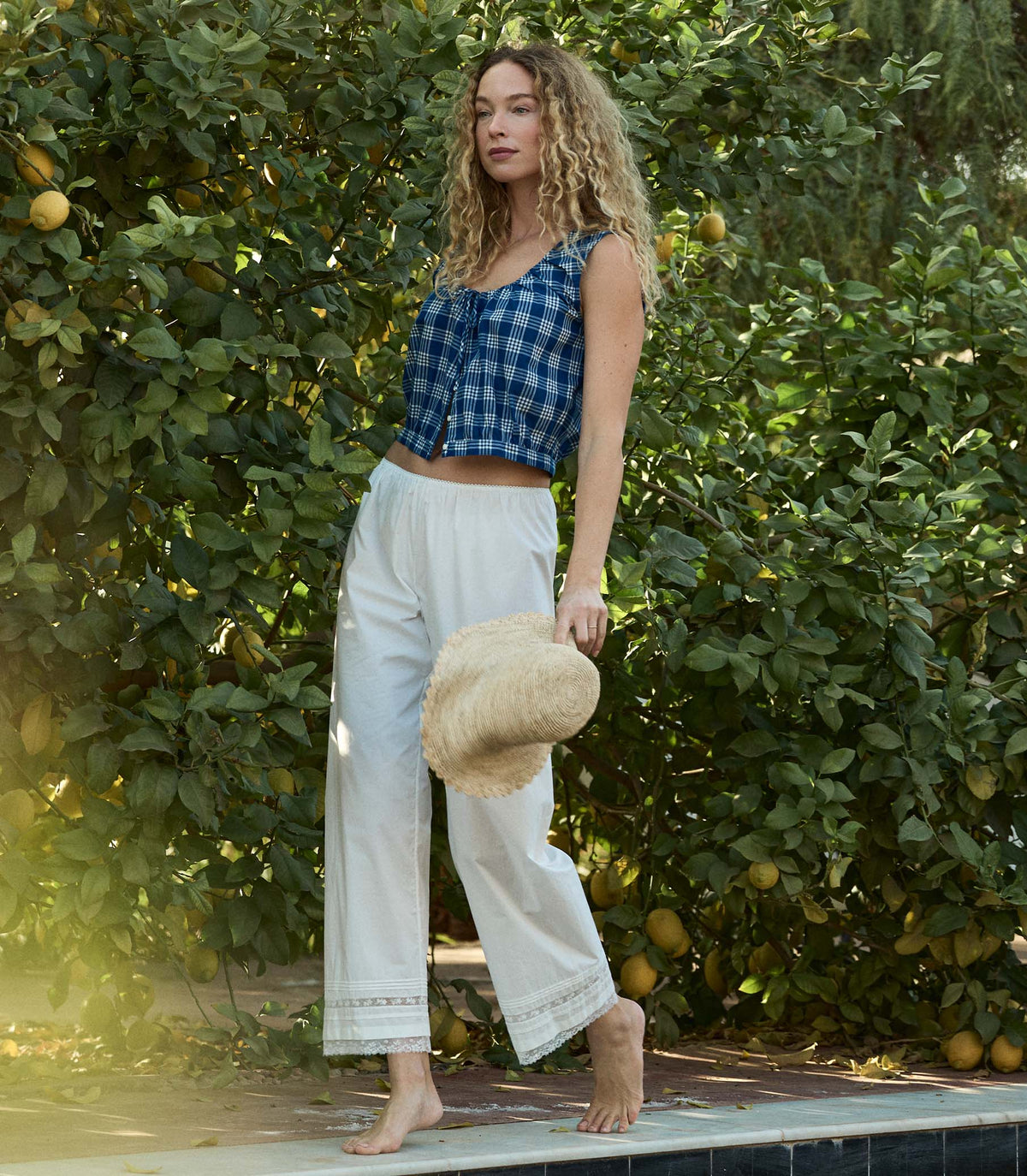Theo Top -- Dorset Plaid