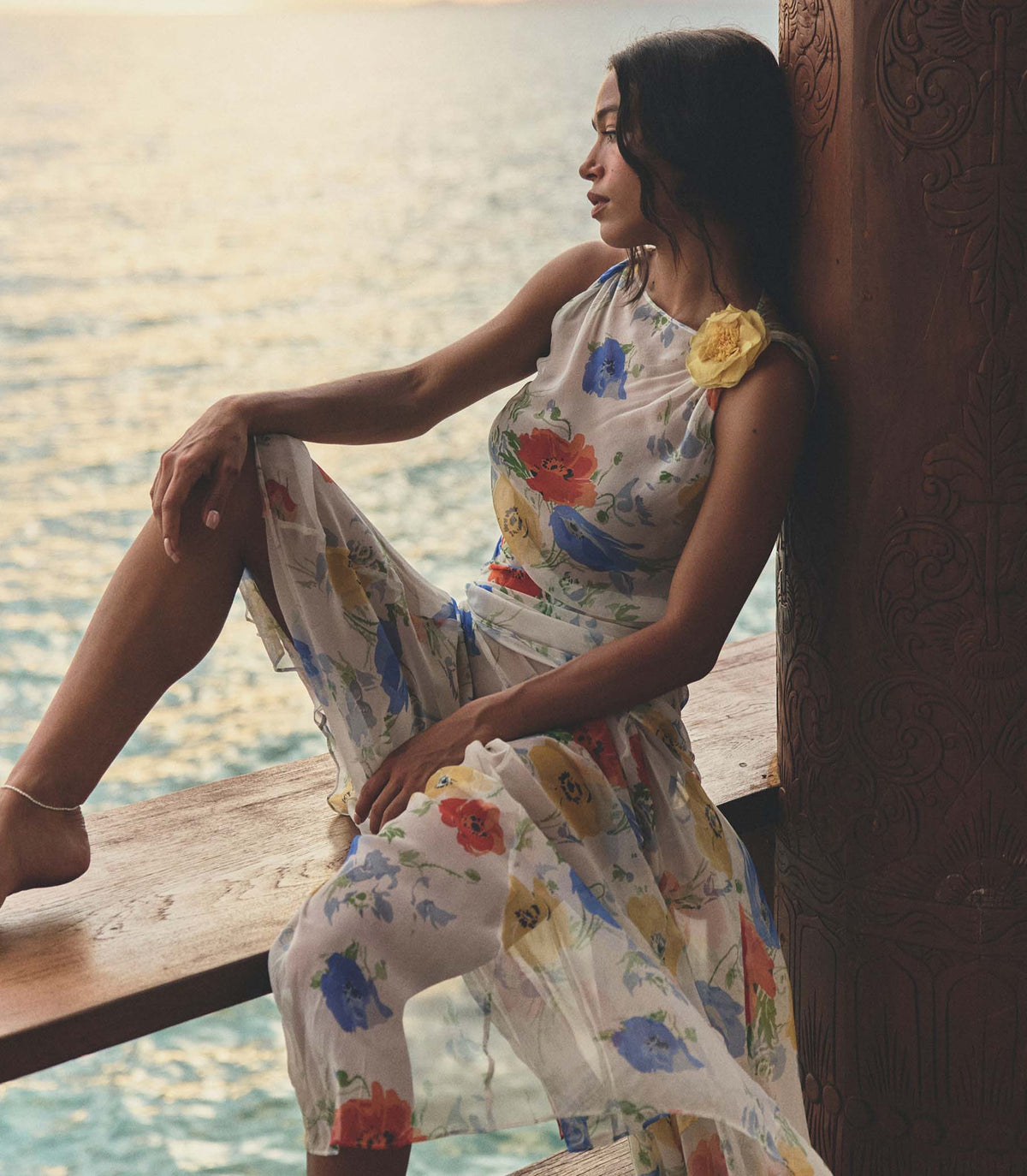 Zephirine Dress -- Anemone Grove