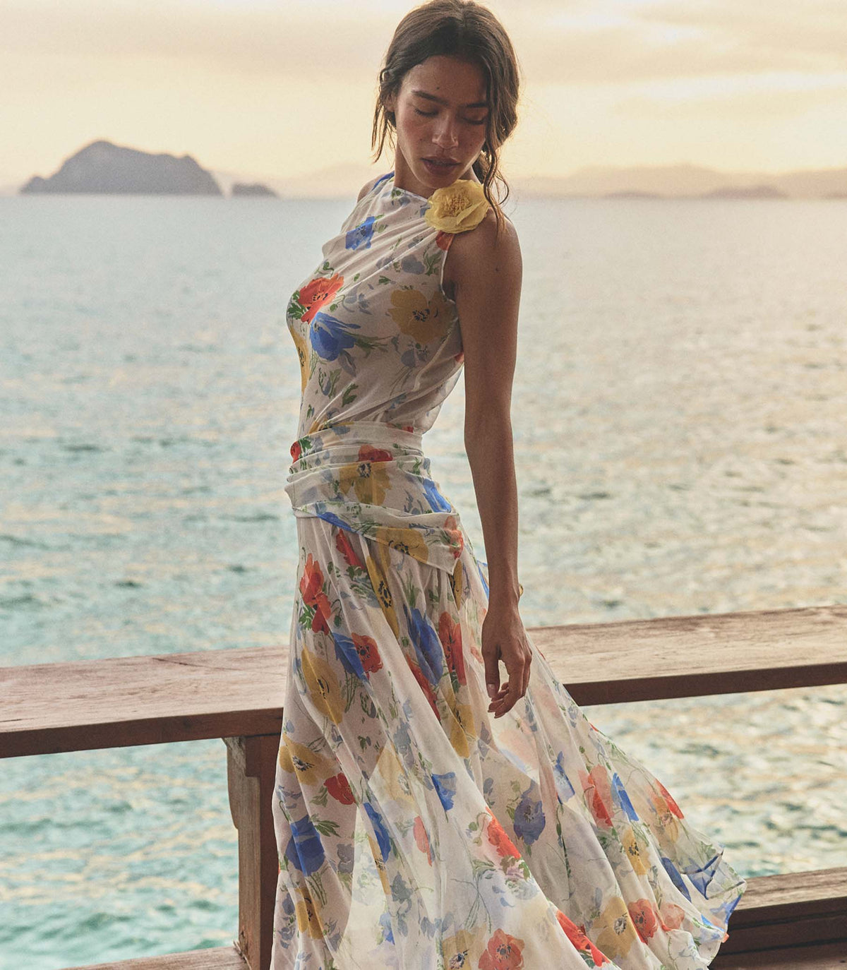 Zephirine Dress -- Anemone Grove